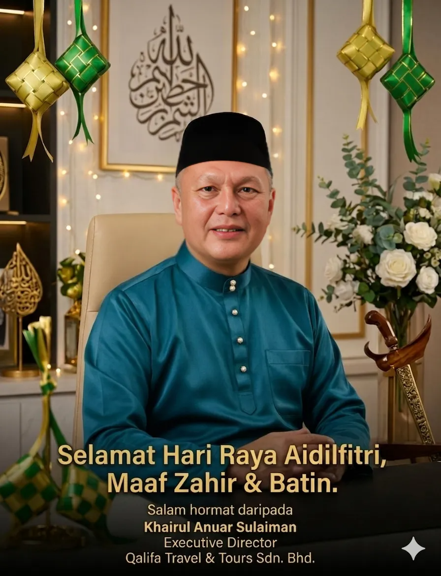 Khairul Anuar Bin Sulaiman, Pengarah Eksekutif Qalifa Travel & Tours